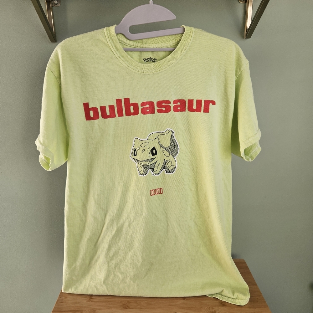Bulbasaur  T-Shirt - Light Green Size S